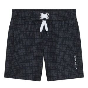 Givenchy Black Geometric Swim Shorts